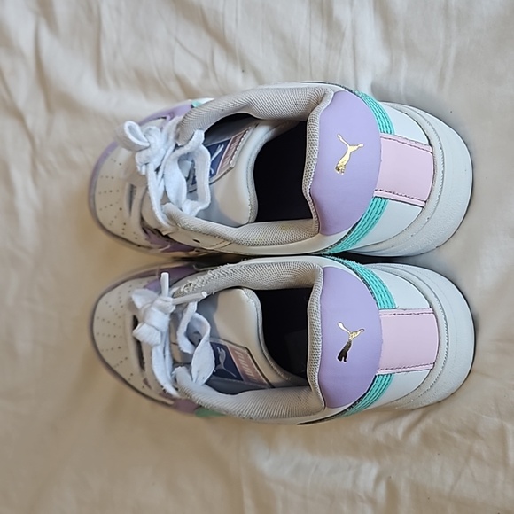 PUMA CA Pro Jr Block - White Vivid Violet Sneakers Size 5.5 - Picture 6 of 12